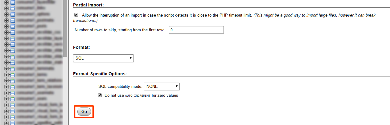 Go SQL