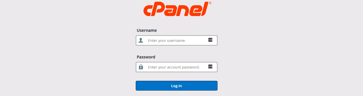 cPanel Login